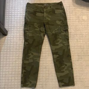 Abercrombie & Fitch Camo Boyfriend Cargo Jeans